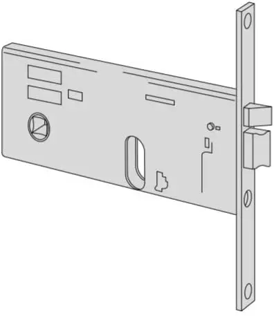 Serratura elettrica CISA art. 1451190 entrata 90